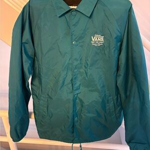 Vans Men's Blue Windbreaker Jacket